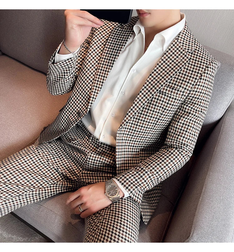 “The Rich” Men’s Designer 2 Piece Formal Business Suit
