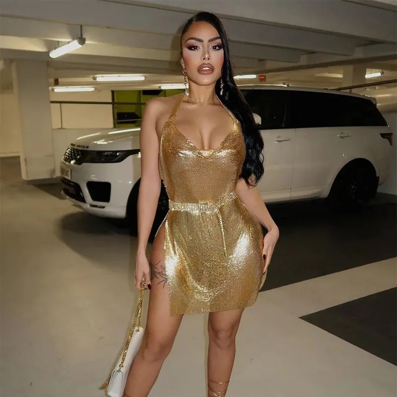 ”Darling” Sexy Backless Bodycon Mini Dress