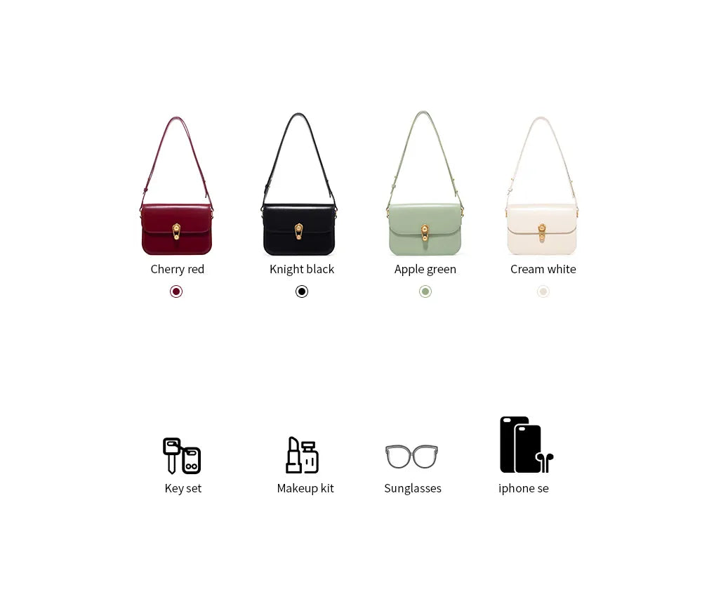 Designae’ Leather Crossbody Shoulder Bag