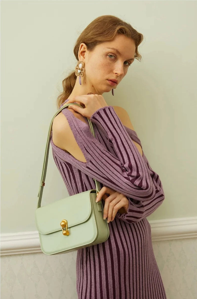 Designae’ Leather Crossbody Shoulder Bag