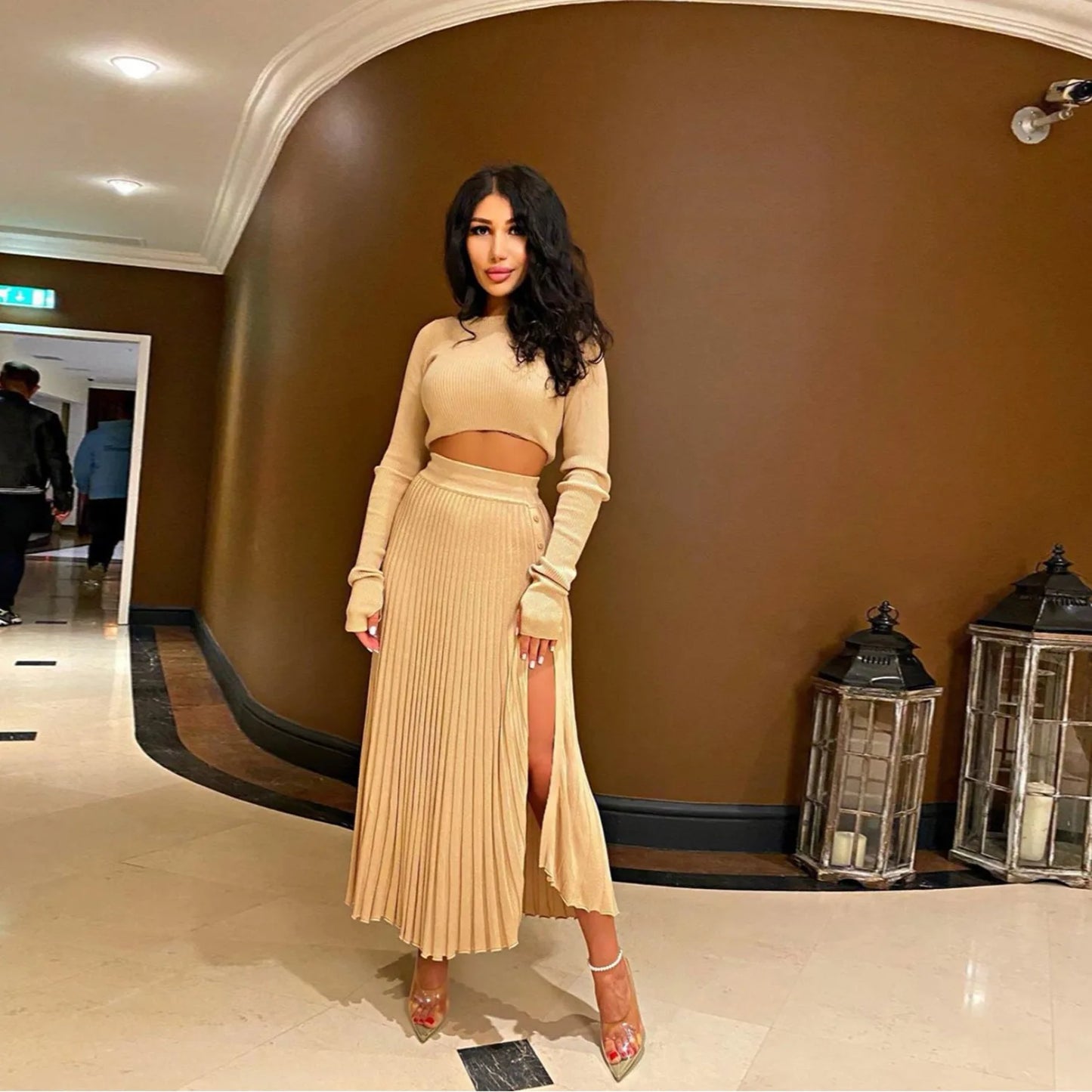 "Dreams" Sexy Cropped Two Piece Matching Outfit Set 2
