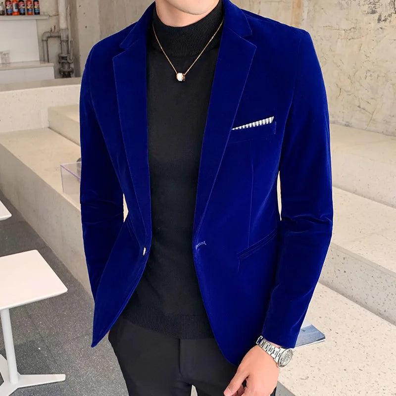 “Gemstone” Men’s Formal Designer Slim Fit Blazer