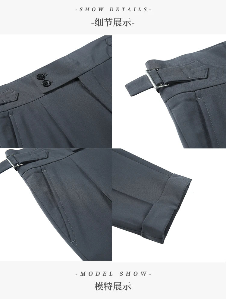 “All About It” Men’s Designer High Waist Business Casual Dress Pants