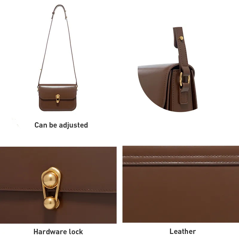 Designae’ Leather Crossbody Shoulder Bag