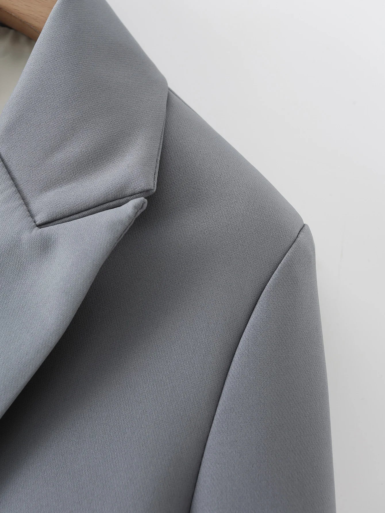 “I’m So Sly” Women’s Solid Double-Breasted Blazer