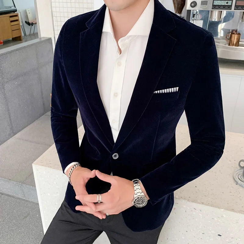 “Gemstone” Men’s Formal Designer Slim Fit Blazer