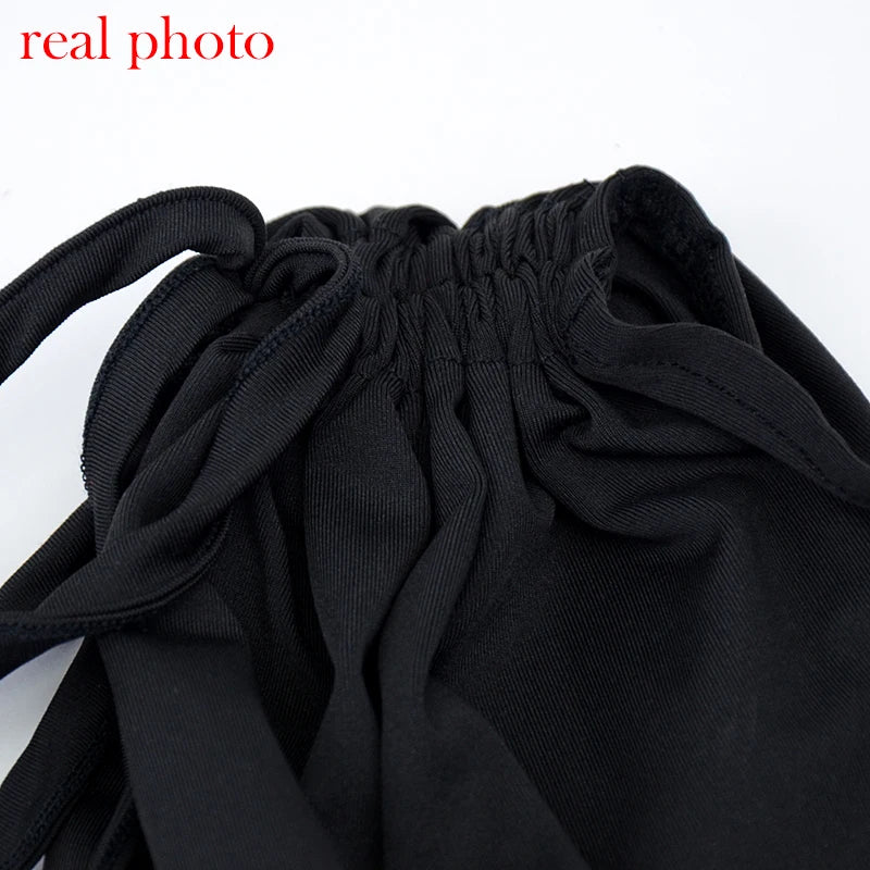 "Barcelona" Elegant Pleated Deep V-Neck Sleeveless Mini Dress