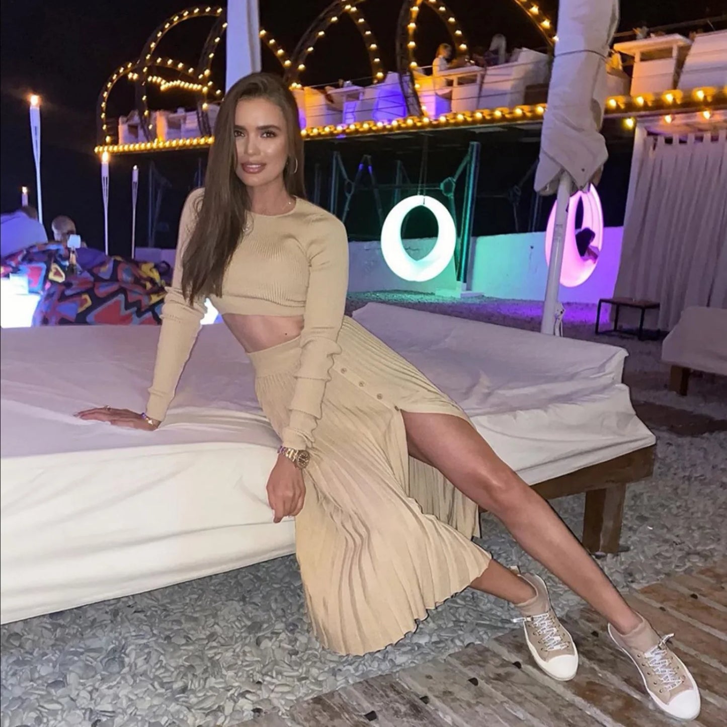 "Dreams" Sexy Cropped Two Piece Matching Outfit Set 2