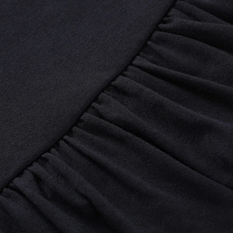 "I'm Not Lovely" High Waist Gothic Y2K Style Mini Skirt