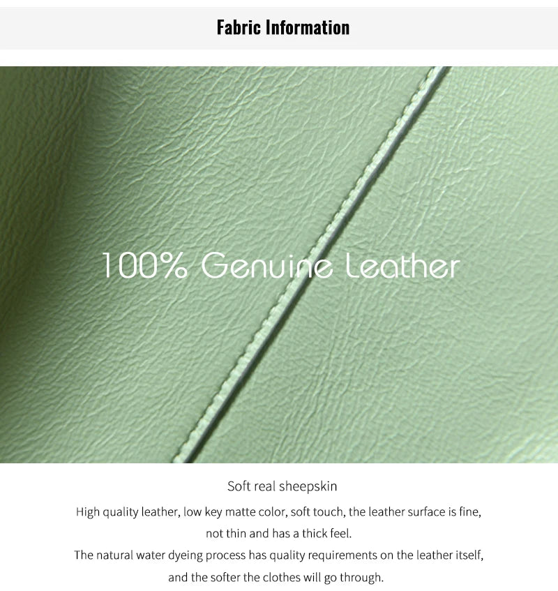 “Diamond” Women’s Sheepskin Designer Leather Jacket