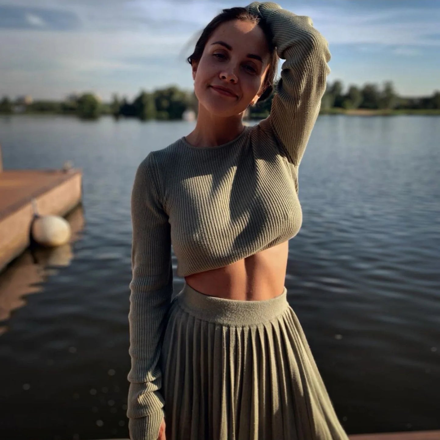 "Dreams" Sexy Cropped Two Piece Matching Outfit Set 2