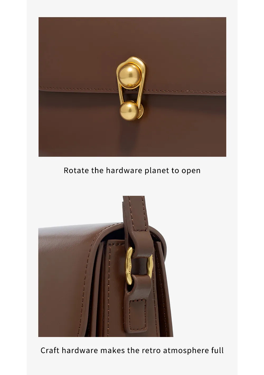 Designae’ Leather Crossbody Shoulder Bag