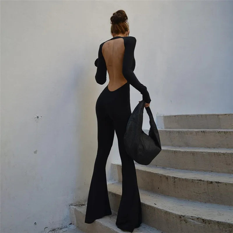 "Sight To See" Women’s Sexy Backless One Piece Jumpsuit