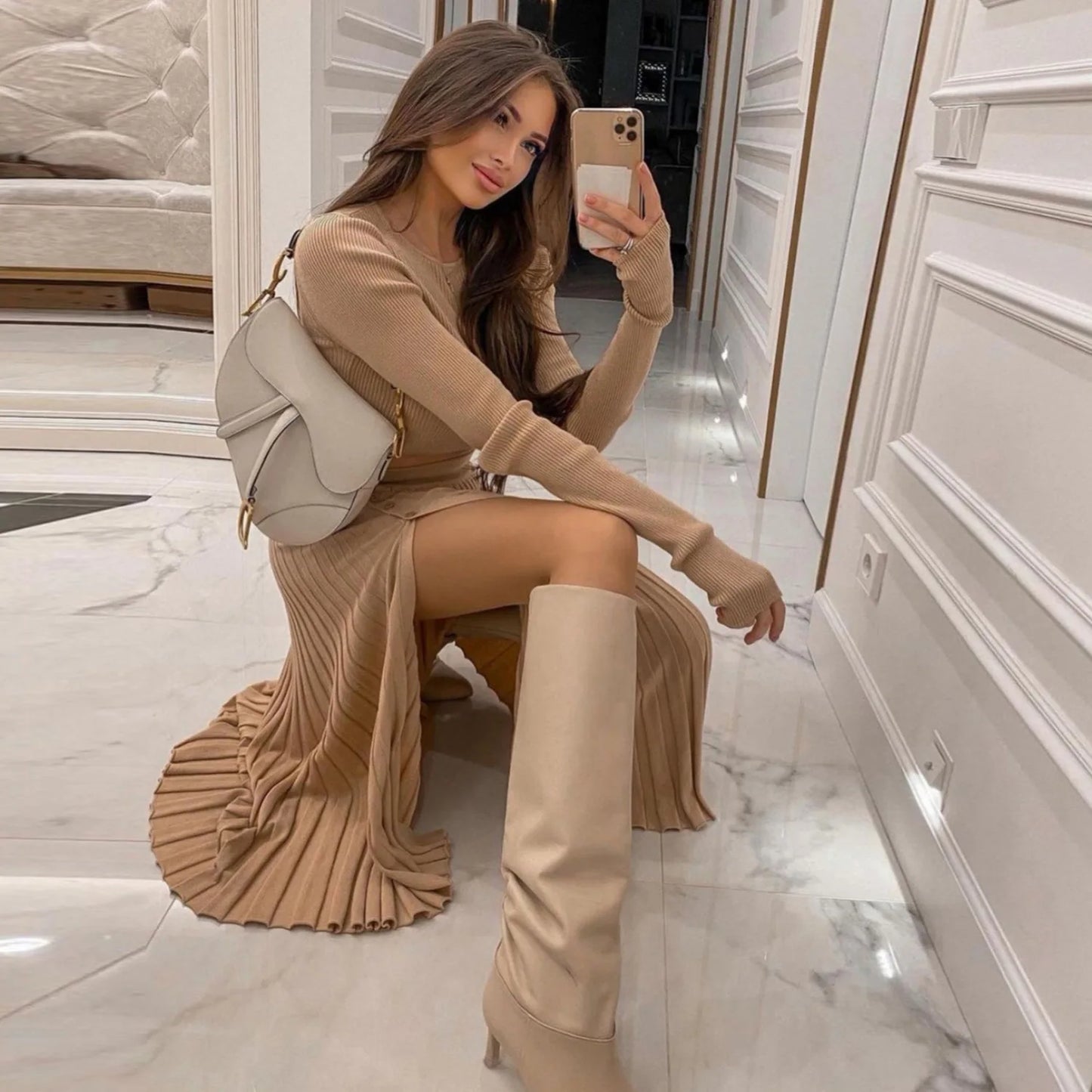 "Dreams" Sexy Cropped Two Piece Matching Outfit Set 2