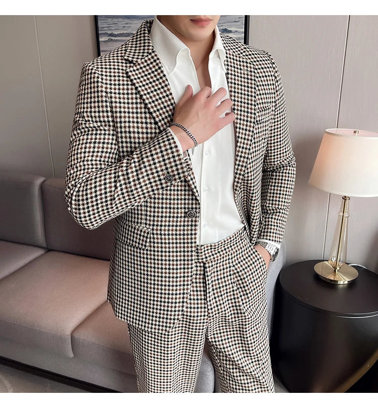 “The Rich” Men’s Designer 2 Piece Formal Business Suit