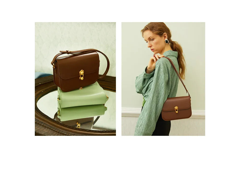 Designae’ Leather Crossbody Shoulder Bag