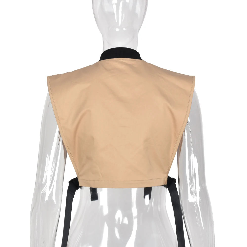 "Work It" Women's Sexy Sleeveless Cropped Waist Jacket