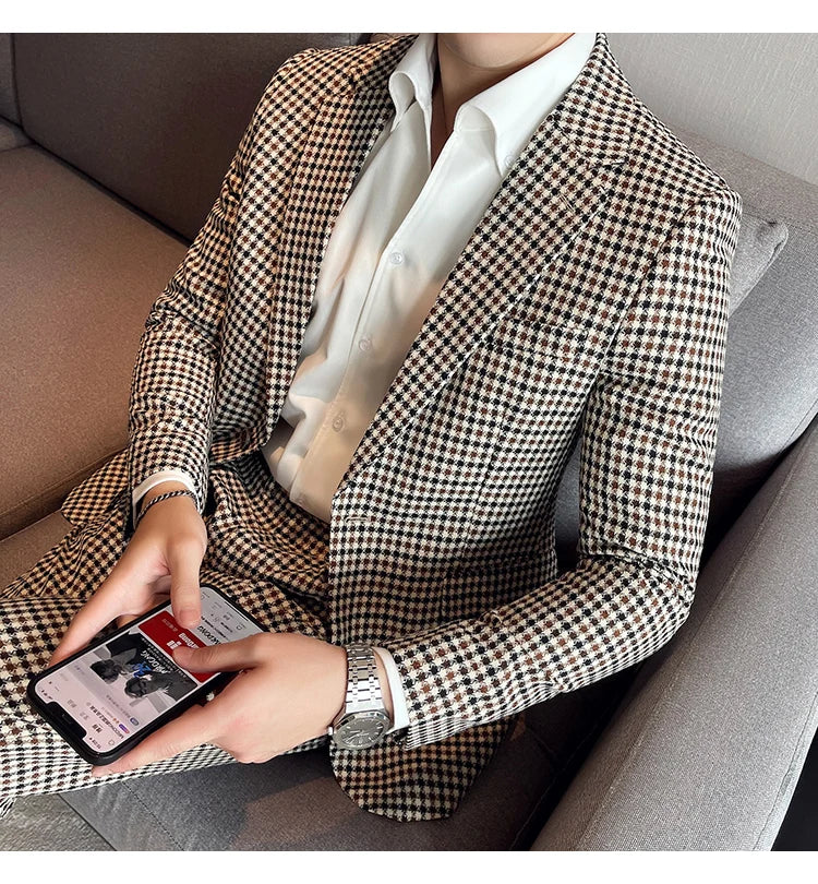“The Rich” Men’s Designer 2 Piece Formal Business Suit