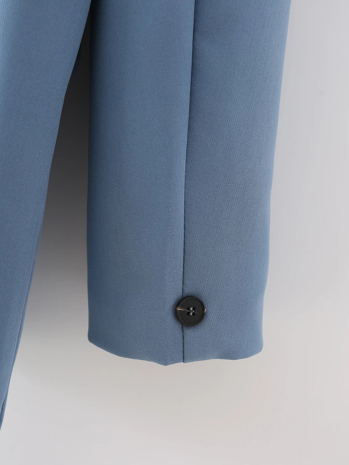 “I’m So Sly” Women’s Solid Double-Breasted Blazer