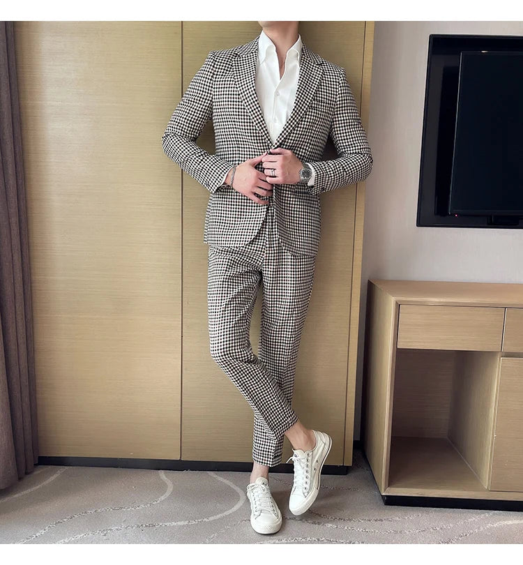 “The Rich” Men’s Designer 2 Piece Formal Business Suit