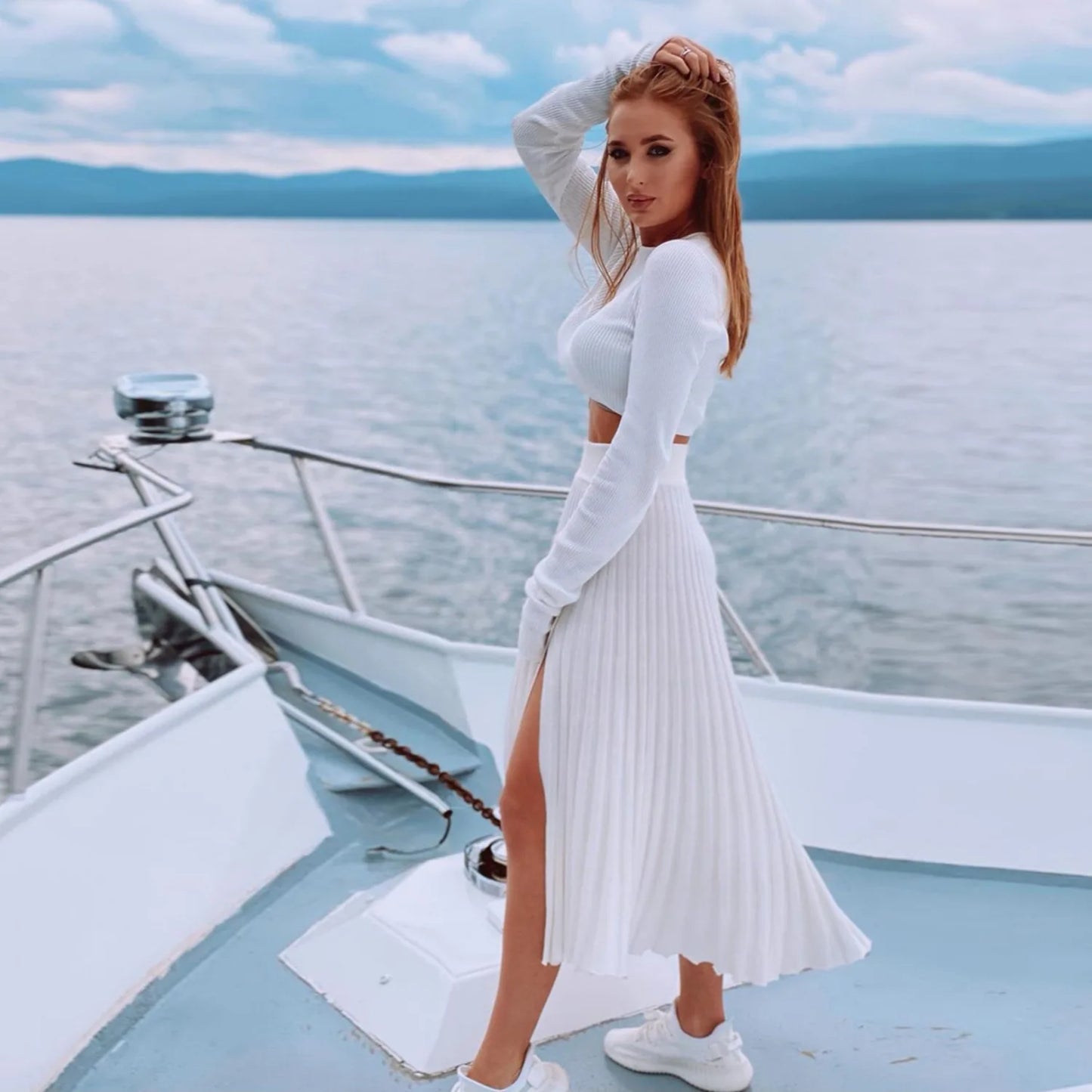 "Dreams" Sexy Cropped Two Piece Matching Outfit Set 2