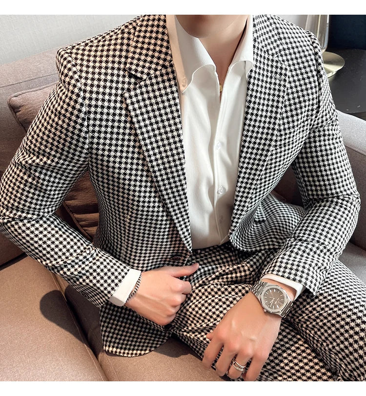 “The Rich” Men’s Designer 2 Piece Formal Business Suit