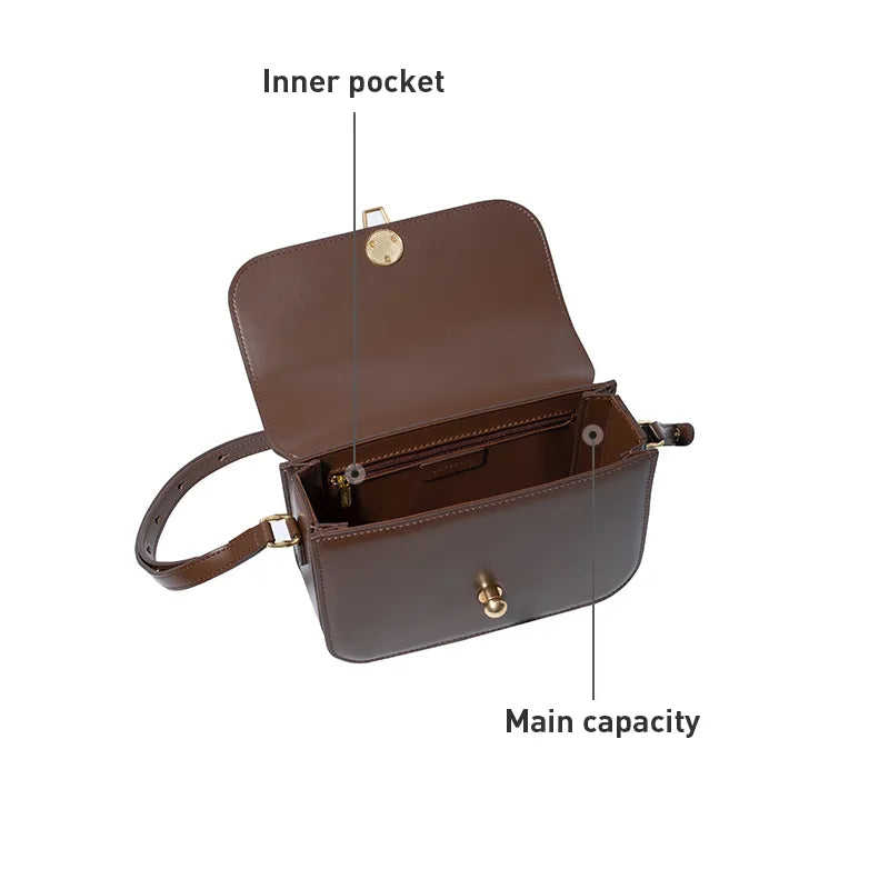 Designae’ Leather Crossbody Shoulder Bag