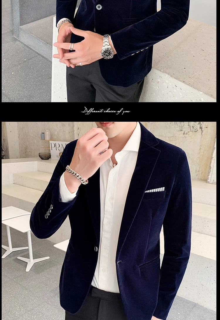 “Gemstone” Men’s Formal Designer Slim Fit Blazer