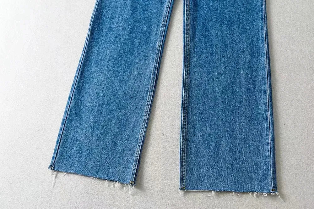 "Only For The Basics" Casual Straight Leg High Waist Boyfriend Jeans