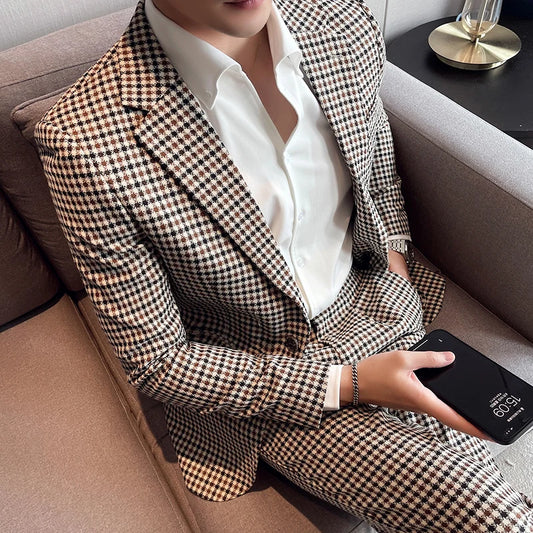 “The Rich” Men’s Designer 2 Piece Formal Business Suit
