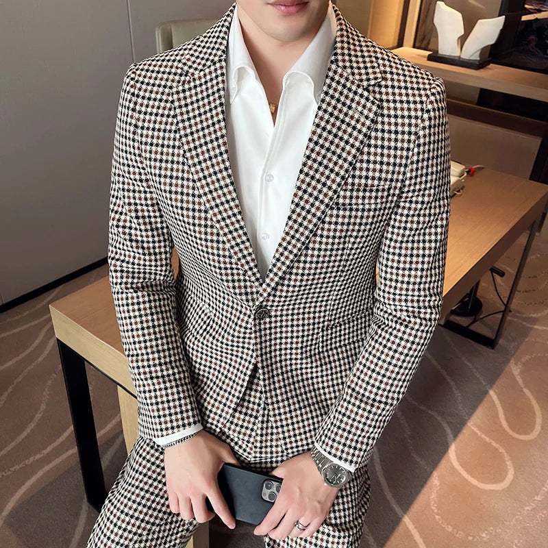 “The Rich” Men’s Designer 2 Piece Formal Business Suit