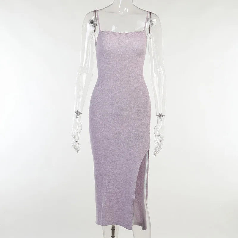 "Sequins" Sexy Lace Up Backless Party Dress