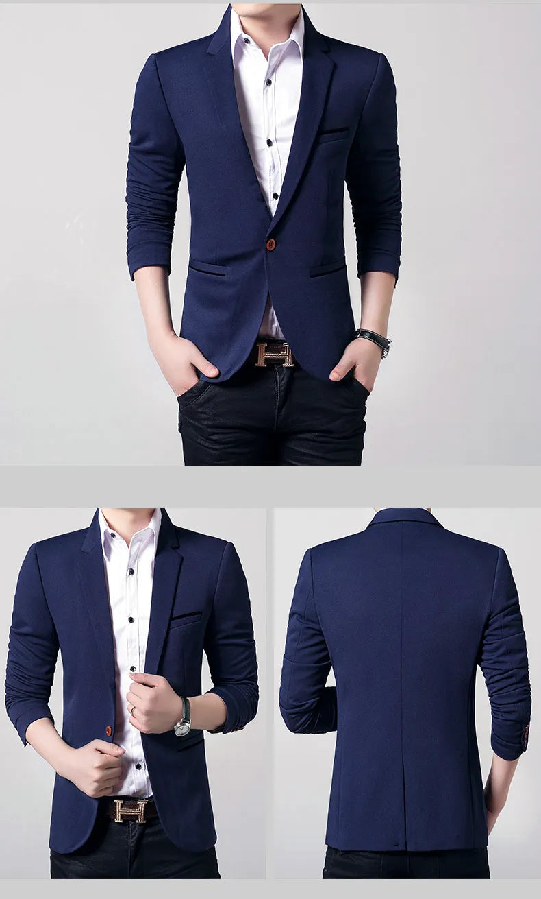 “Dean” Men’s Business Casual Designer Blazer