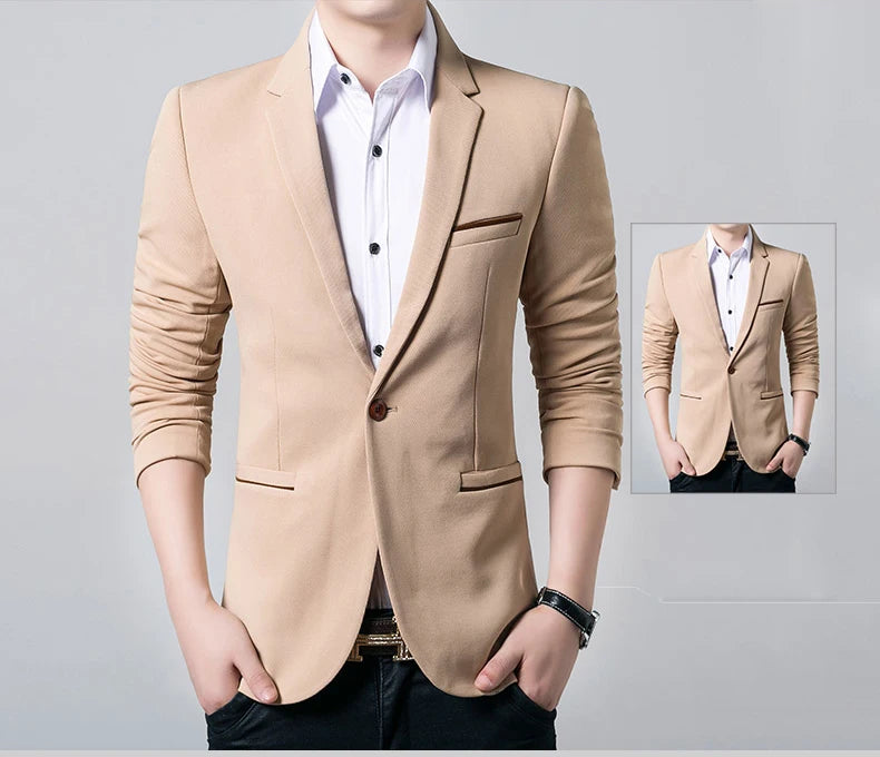 “Dean” Men’s Business Casual Designer Blazer