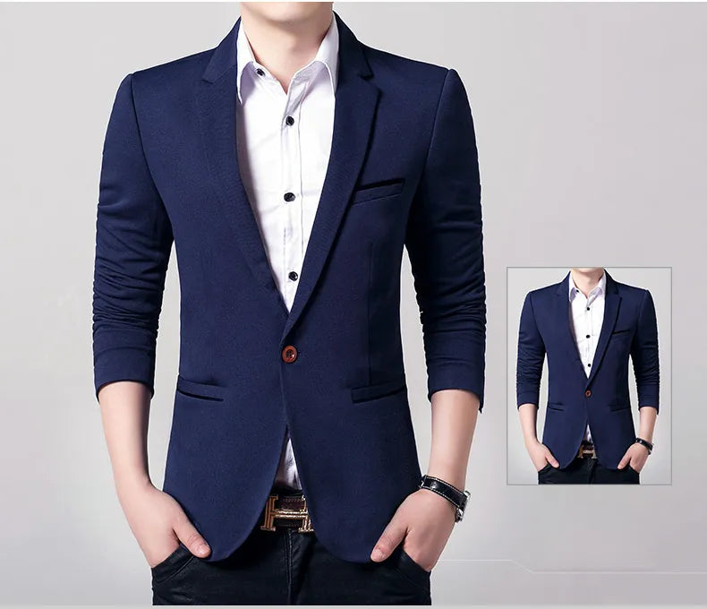 “Dean” Men’s Business Casual Designer Blazer