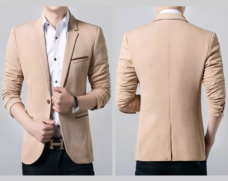 “Dean” Men’s Business Casual Designer Blazer