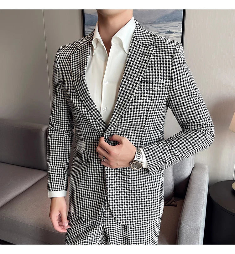 “The Rich” Men’s Designer 2 Piece Formal Business Suit