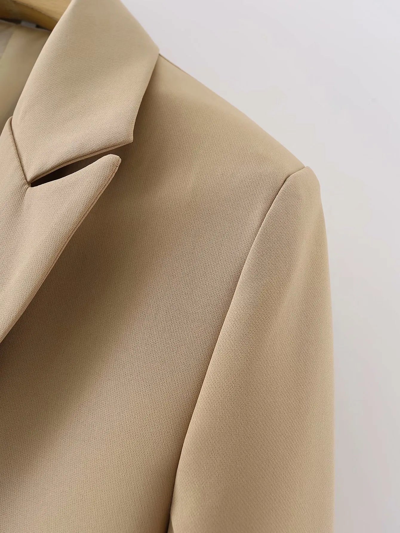 “I’m So Sly” Women’s Solid Double-Breasted Blazer