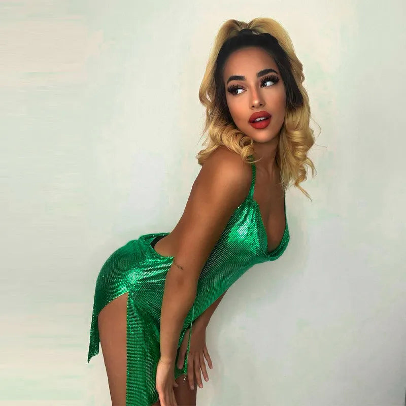 ”Darling” Sexy Backless Bodycon Mini Dress