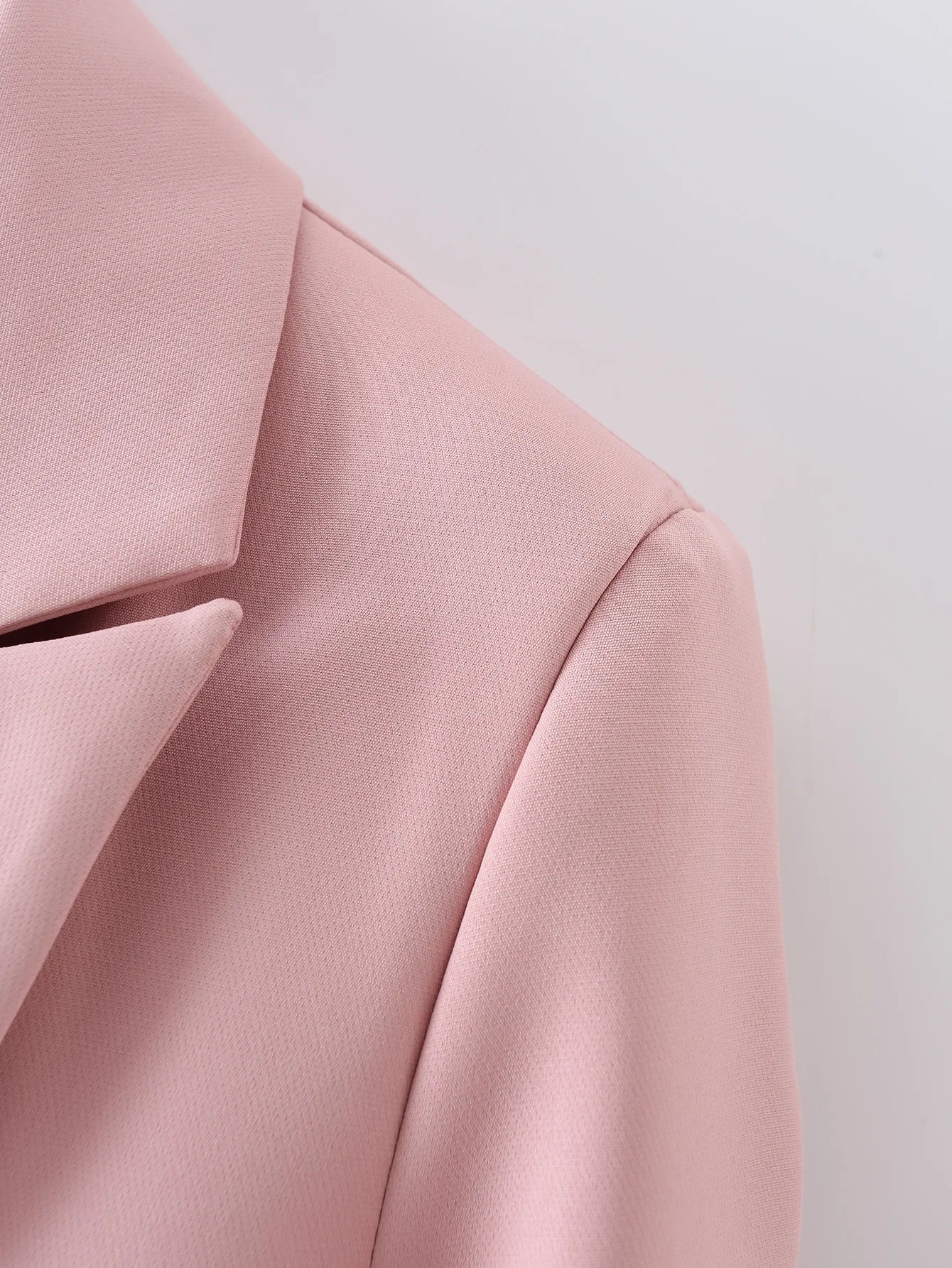 “I’m So Sly” Women’s Solid Double-Breasted Blazer