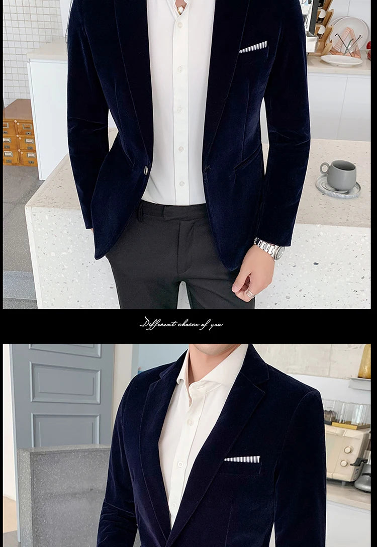 “Gemstone” Men’s Formal Designer Slim Fit Blazer