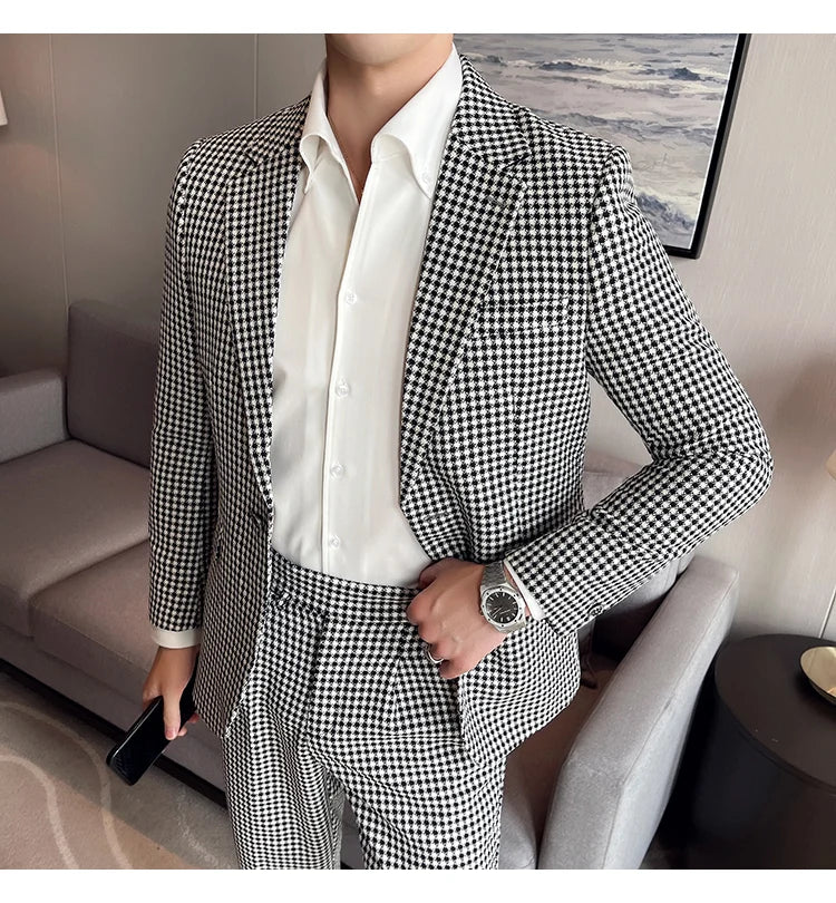 “The Rich” Men’s Designer 2 Piece Formal Business Suit