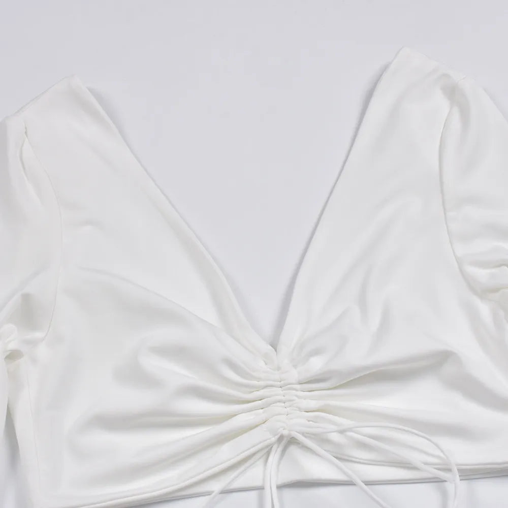 "Talk Of The Town" Women’s Elegant Long Sleeve Two Piece Set