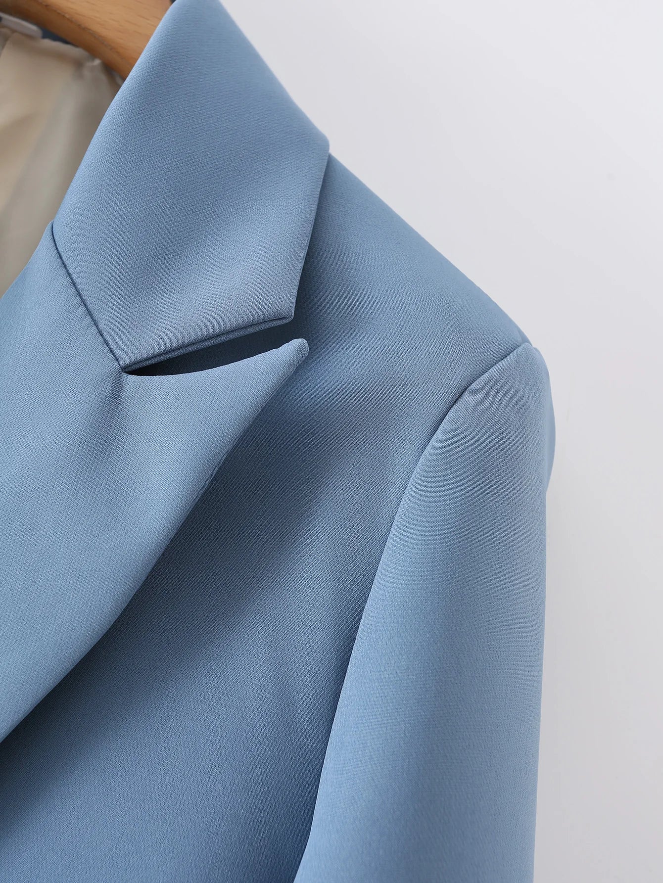 “I’m So Sly” Women’s Solid Double-Breasted Blazer