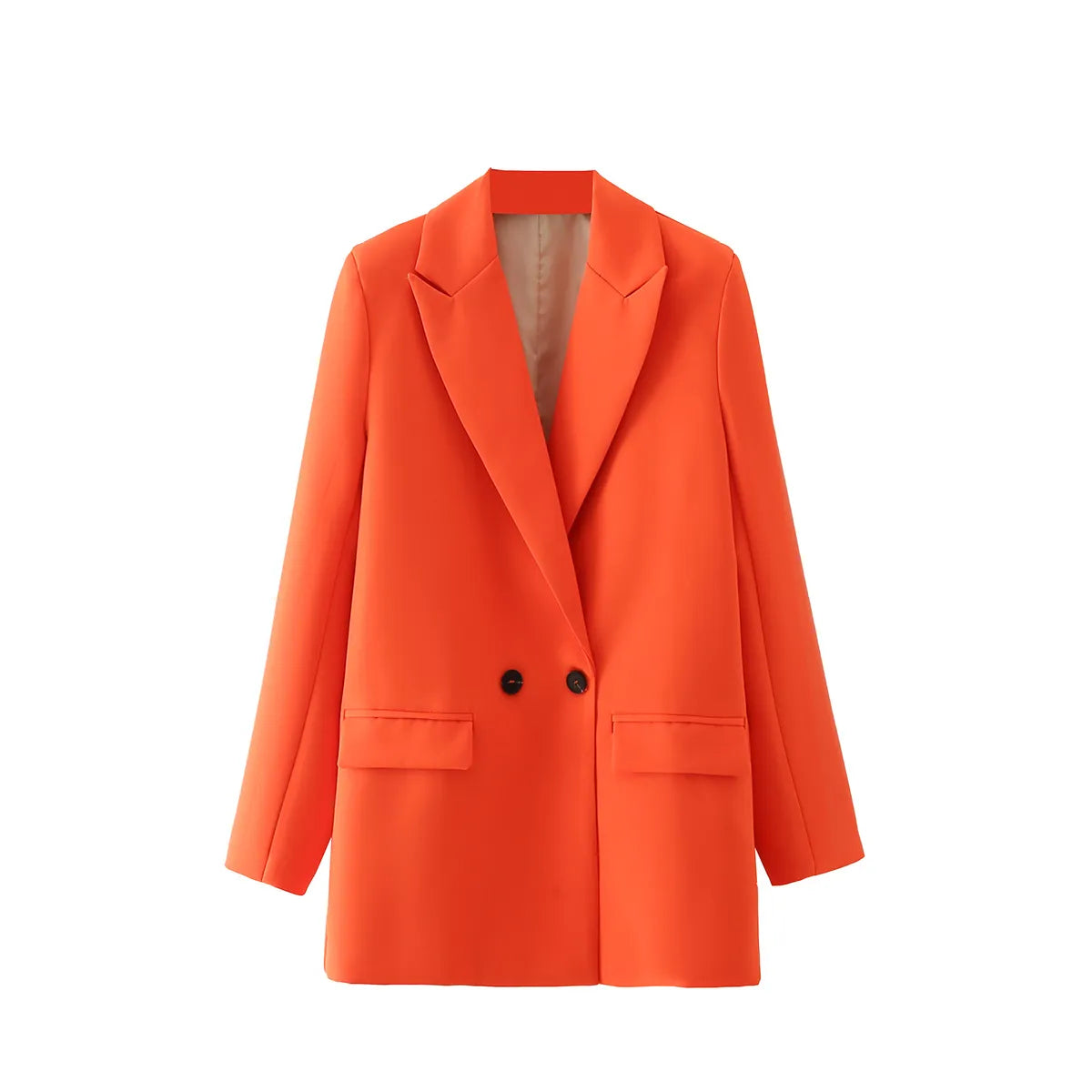 “I’m So Sly” Women’s Solid Double-Breasted Blazer