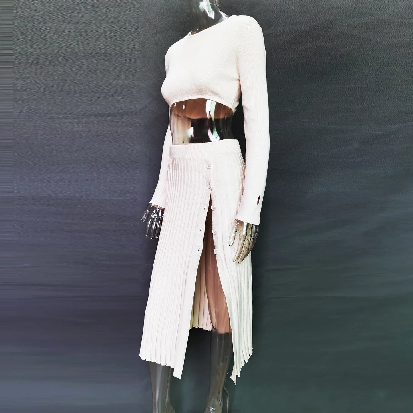 "Dreams" Sexy Cropped Two Piece Matching Outfit Set 2