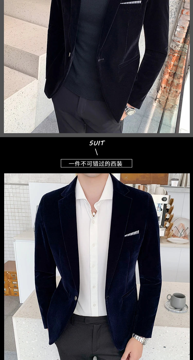 “Gemstone” Men’s Formal Designer Slim Fit Blazer