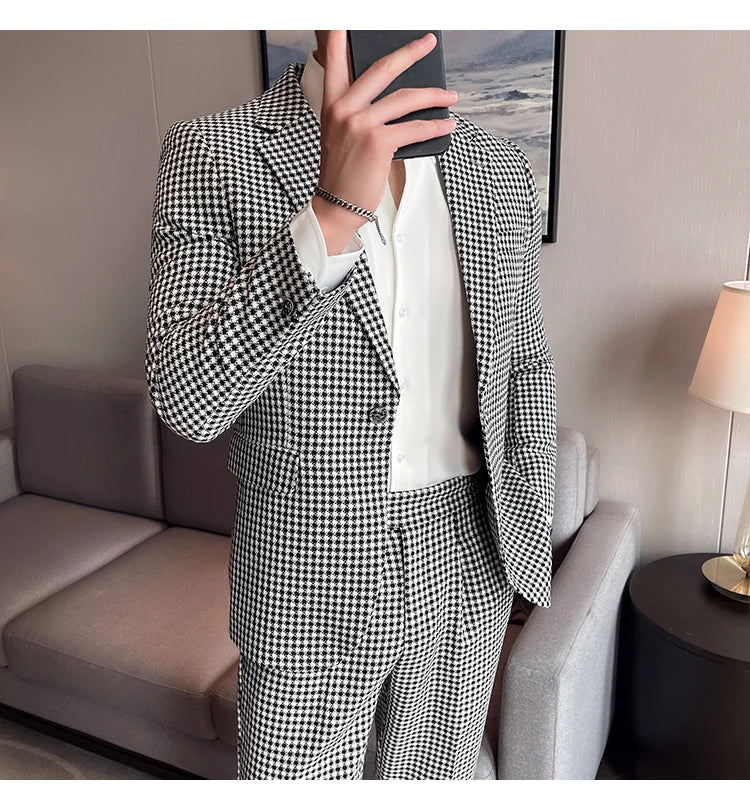 “The Rich” Men’s Designer 2 Piece Formal Business Suit