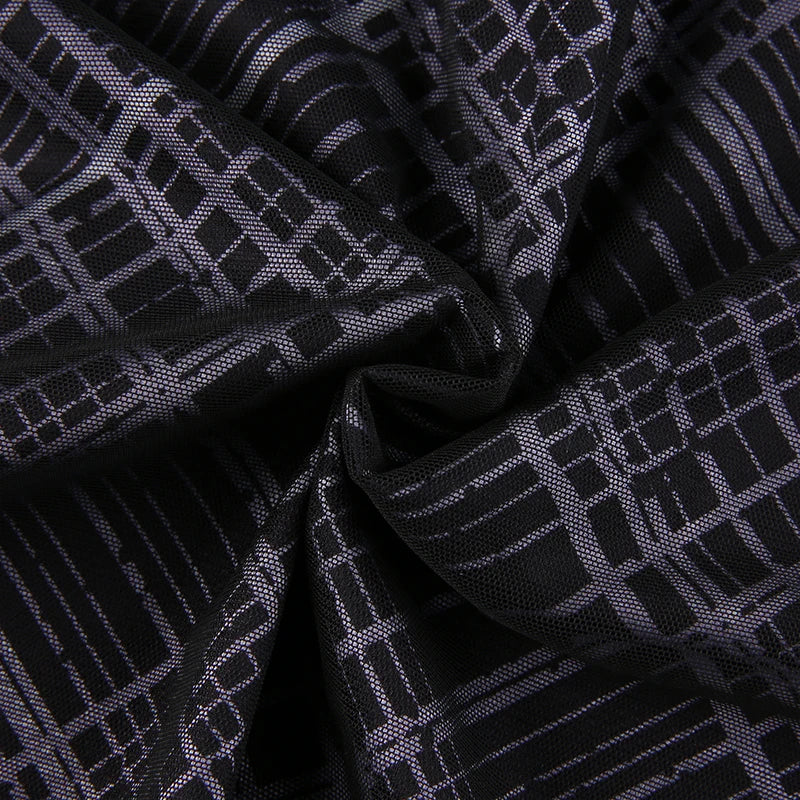 “Euro Grunge” Retro Striped Y2K Style Long Skirt