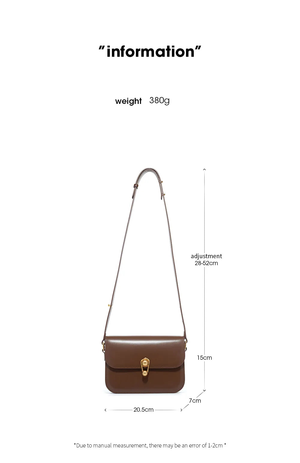 Designae’ Leather Crossbody Shoulder Bag
